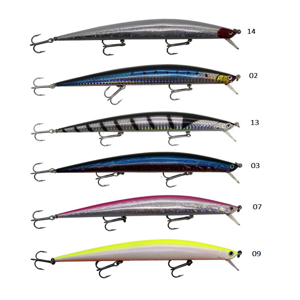soul lures gun minnow 175mm 34gr