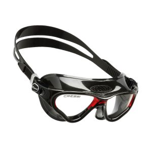 cressi cobra swim goggles clear/frame clear black Γυαλιά Κολύμβησης