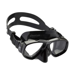 cressi focus silicone mask black/frame black Μάσκα
