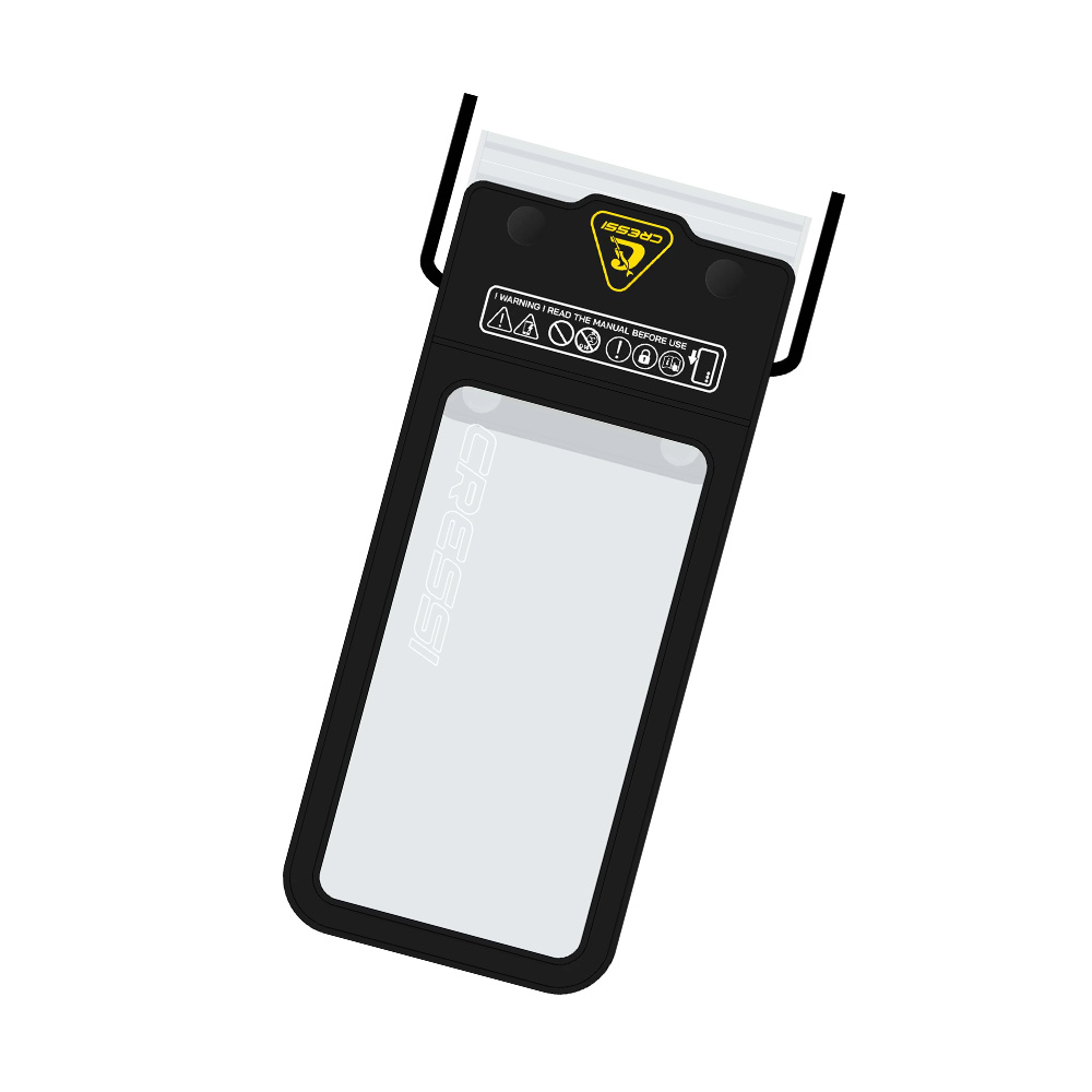 cressi jimmy waterproof phone case 7" black Αδιάβροχη Θήκη Κινητού