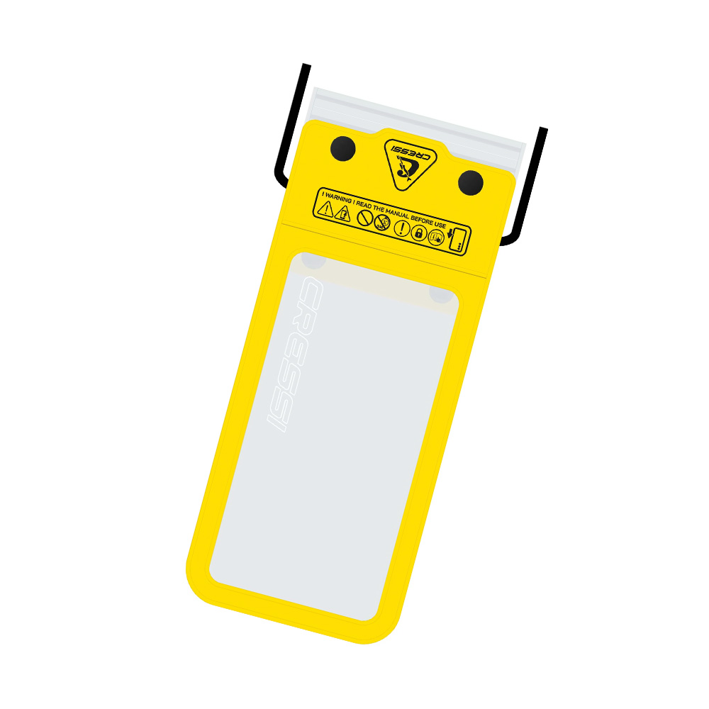 cressi jimmy waterproof phone case 7" yellow Αδιάβροχη Θήκη Κινητού