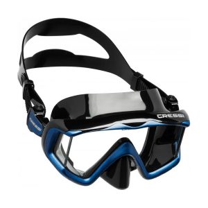 cressi liberty triside silicone mask black/saphire Μάσκα