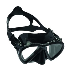 cressi lince silicone mask black/frame black Μάσκα