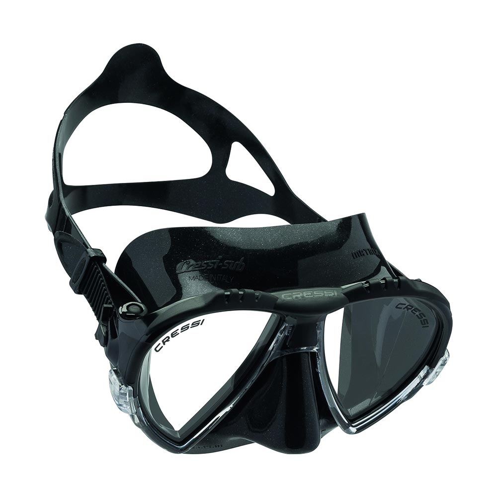 cressi matrix silicone mask black/frame black Μάσκα