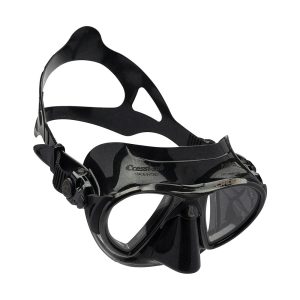 cressi nano silicone mask black/frame black Μάσκα
