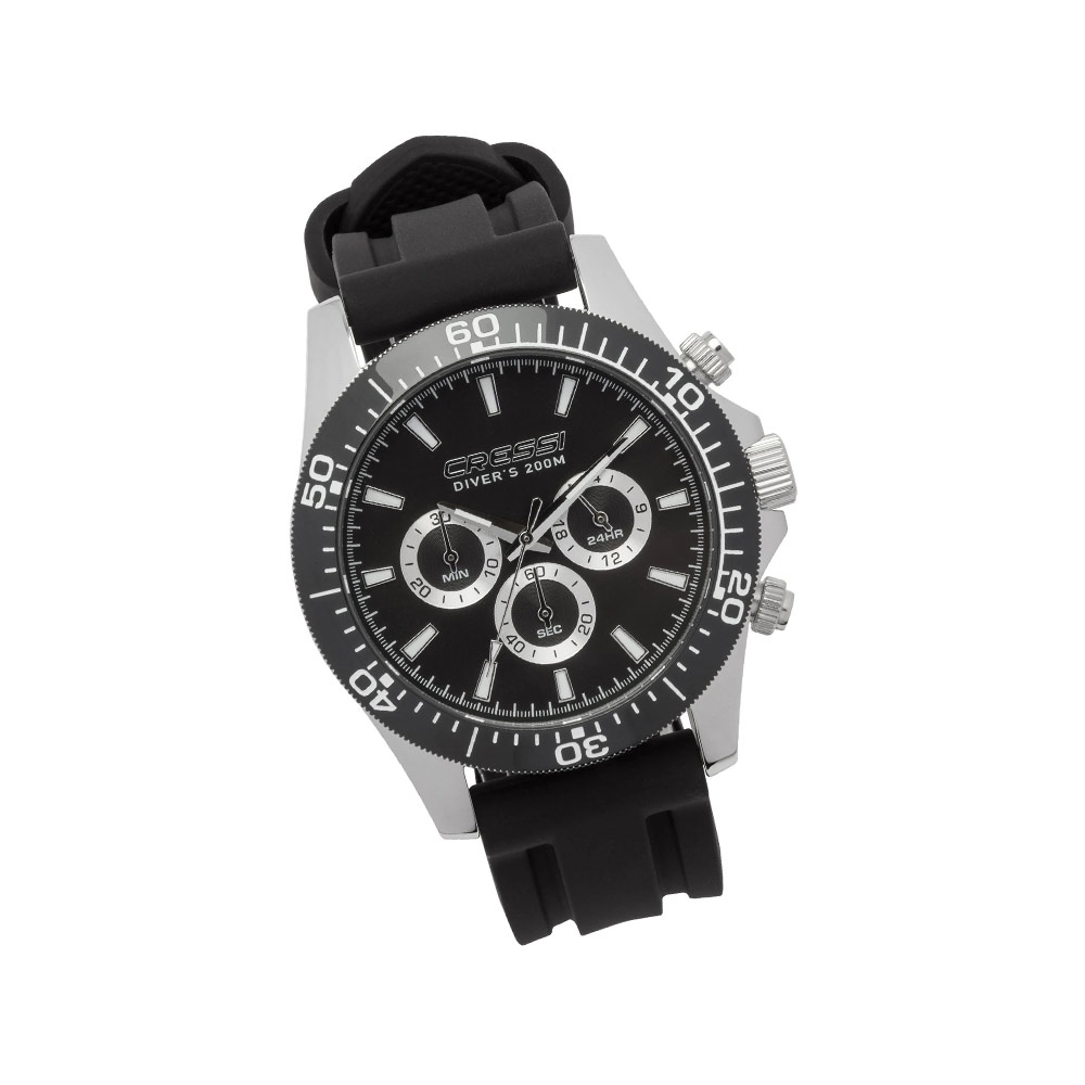 cressi nereus watch black/black Ρολόι