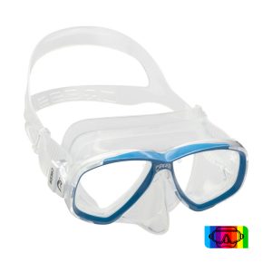 cressi perla silicone mask black/frame black Μάσκα