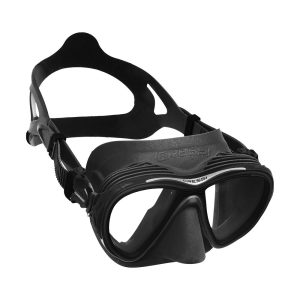 cressi quantum silicone mask black/frame black Μάσκα