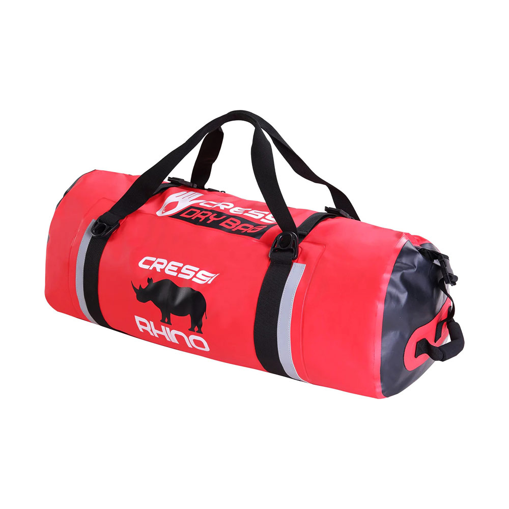 cressi rhino dry bag black / red 60lt Σακίδιο Μεταφοράς