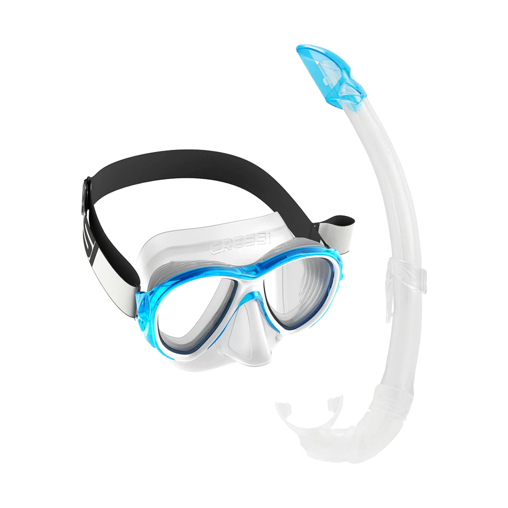 cressi fiji + gamma combo black/black Σετ Μάσκα και Αναπνευστήρας