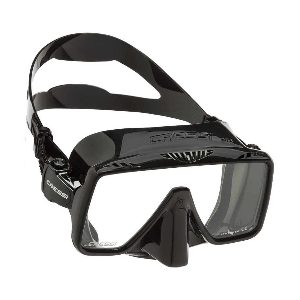 cressi sf1 silicone mask black Μάσκα