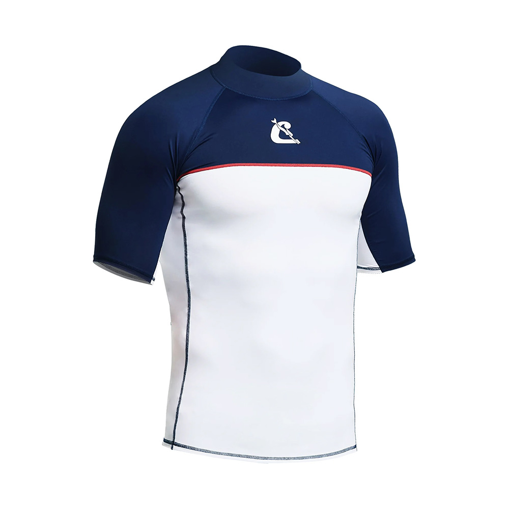 cressi shield rashguard shirt man white/blue