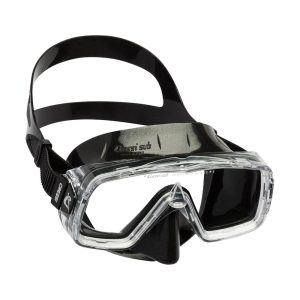 cressi sirena silicone mask black/frame smoked black Μάσκα