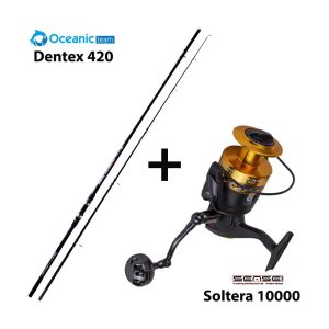combo heavy oceanic team dentex 420 + sensei soltera 10000
