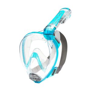 cressi duke full face mask clear / aquamarine