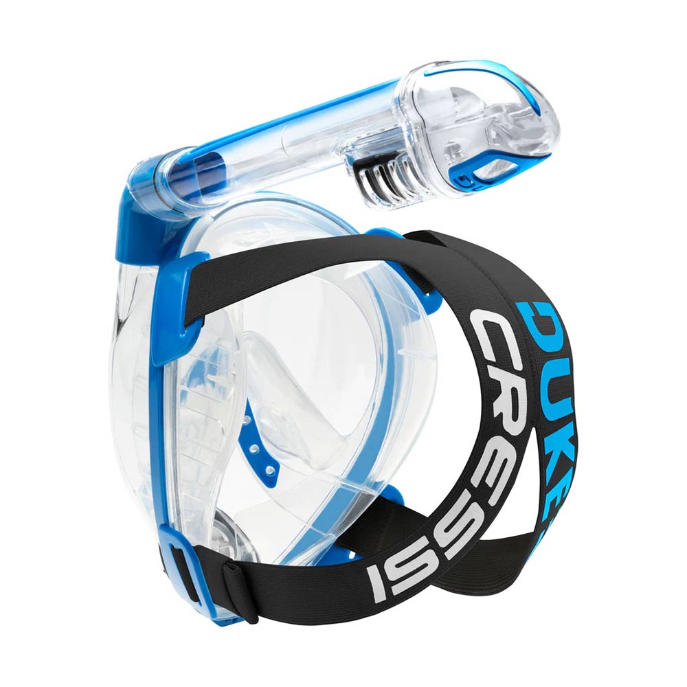 cressi duke full face mask clear / blue
