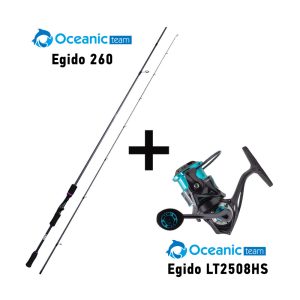 combo eging oceanic team egido 260 + egido lt2508hs