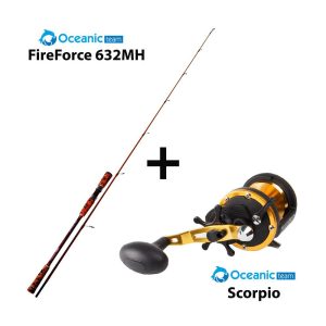 combo boat oceanic team fireforce 632mh + oceanic team scorpio