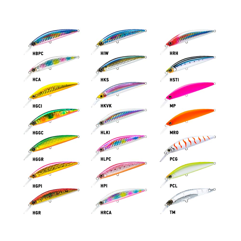 duel hardcore heavy minnow sinking 70mm f1188