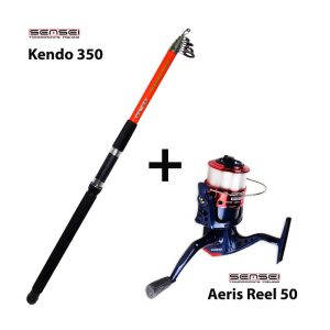 combo casting sensei kendo 3.50m + sensei aeris 50