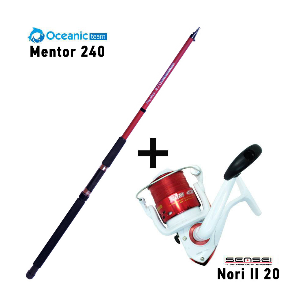 combo casting oceanic team mentor 240 + sensei nori ii 20