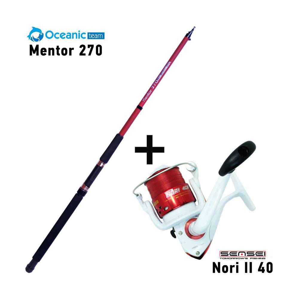 combo casting oceanic team mentor 240 + sensei nori ii 20
