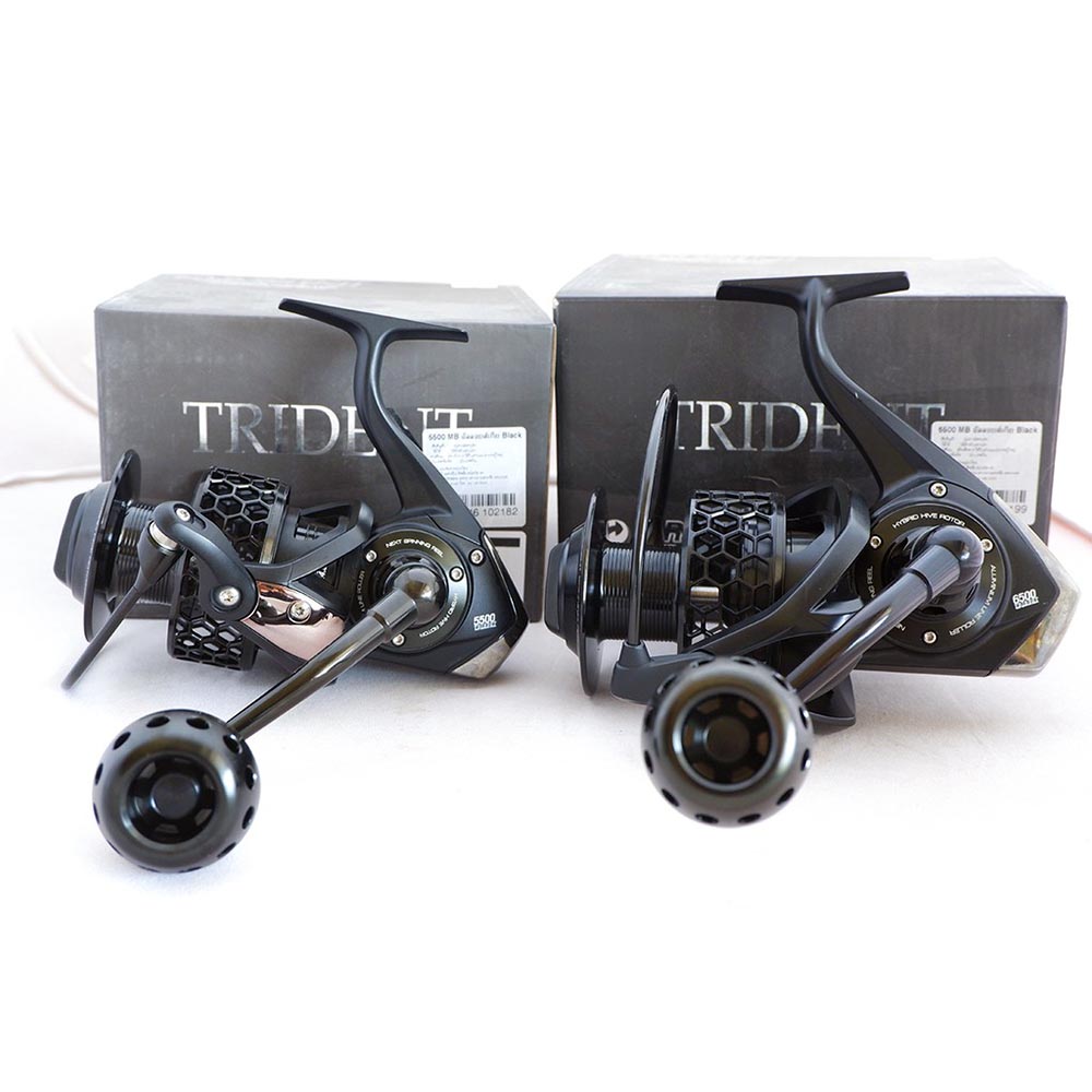 next trident heavy duty spinning reel alloy gear