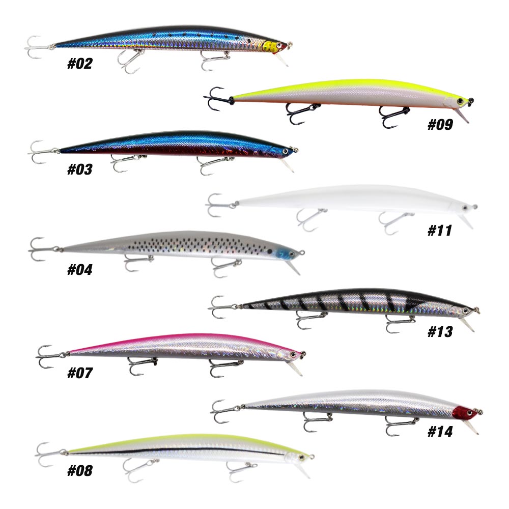 soul lures gun minnow 175mm 34gr