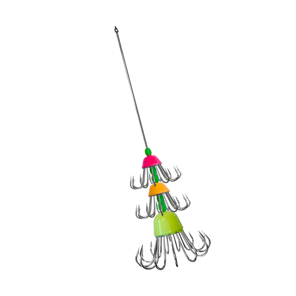 Θραψαλιέρα Καφτερό Μολυβιού glow Με 3 Σειρές Αγκίστρια