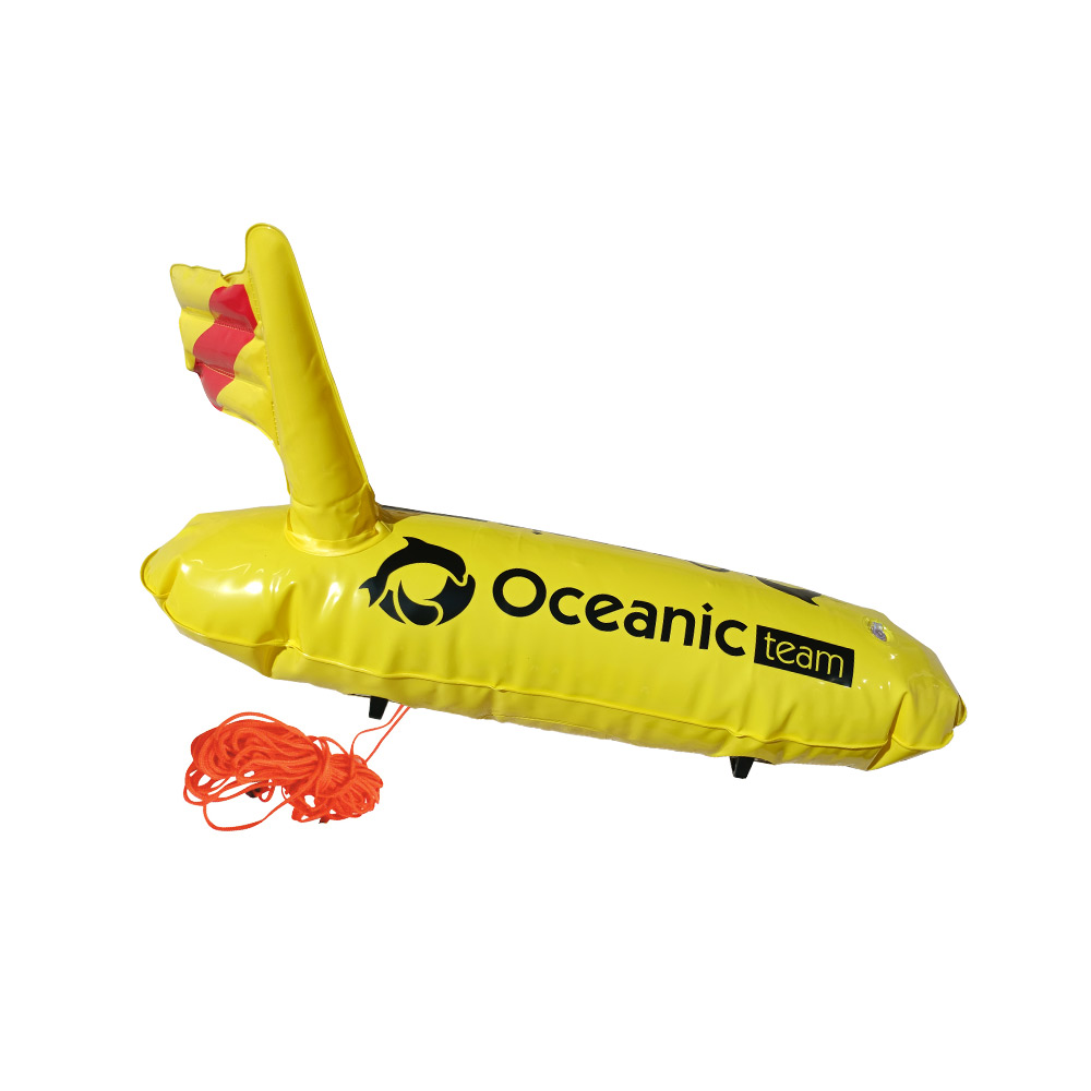 oceanic team Σημαδούρα Κατάδυσης Κίτρινη pvc 0.4mm