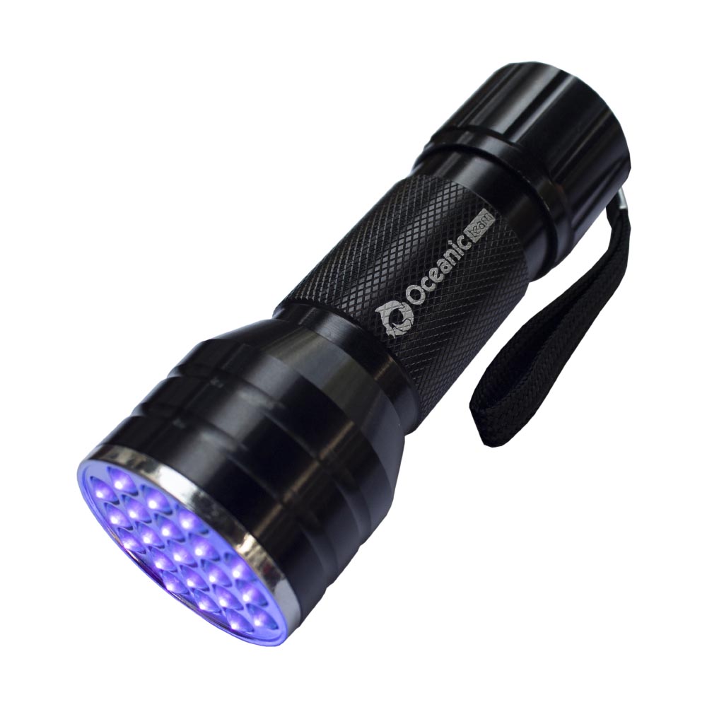 oceanic team Φακός uv 21 led (395nm)