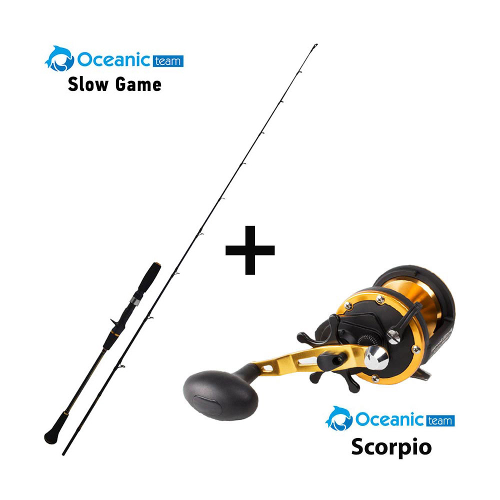 combo slow jigging oceanic team slow game + oceanic team scorpio
