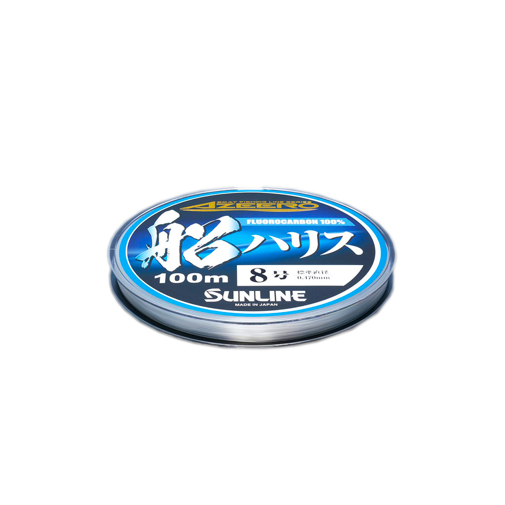 sunline azeero fune harris 100% fluorocarbon clear